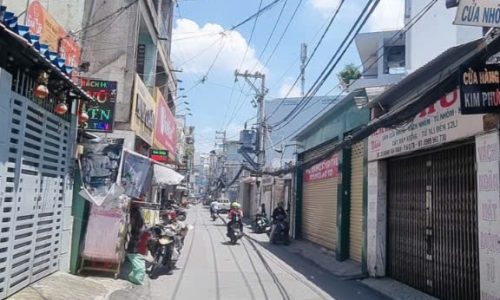 BÁN NHÀ MẶT TIỀN 100M2 3 TẦNG NGANG GẦN 7M KINH DOANH ĐA NGÀNH BÀNH VĂN TRÂN 21 TỶ.